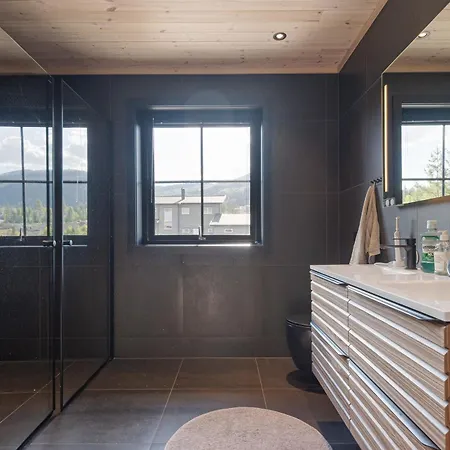 아파트 Trysil 豪华全新小木屋住宿